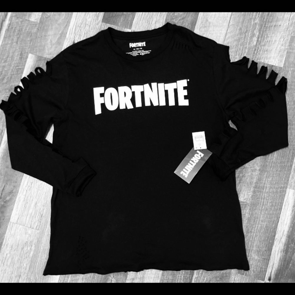 FORTNITE RIPPED DETAIL TSHIRT DRESS - Picture 12 of 16